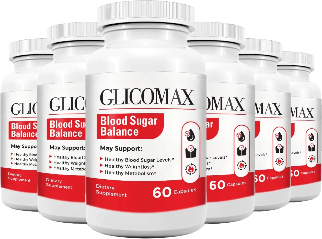 GlicoMax 6 Bottles package